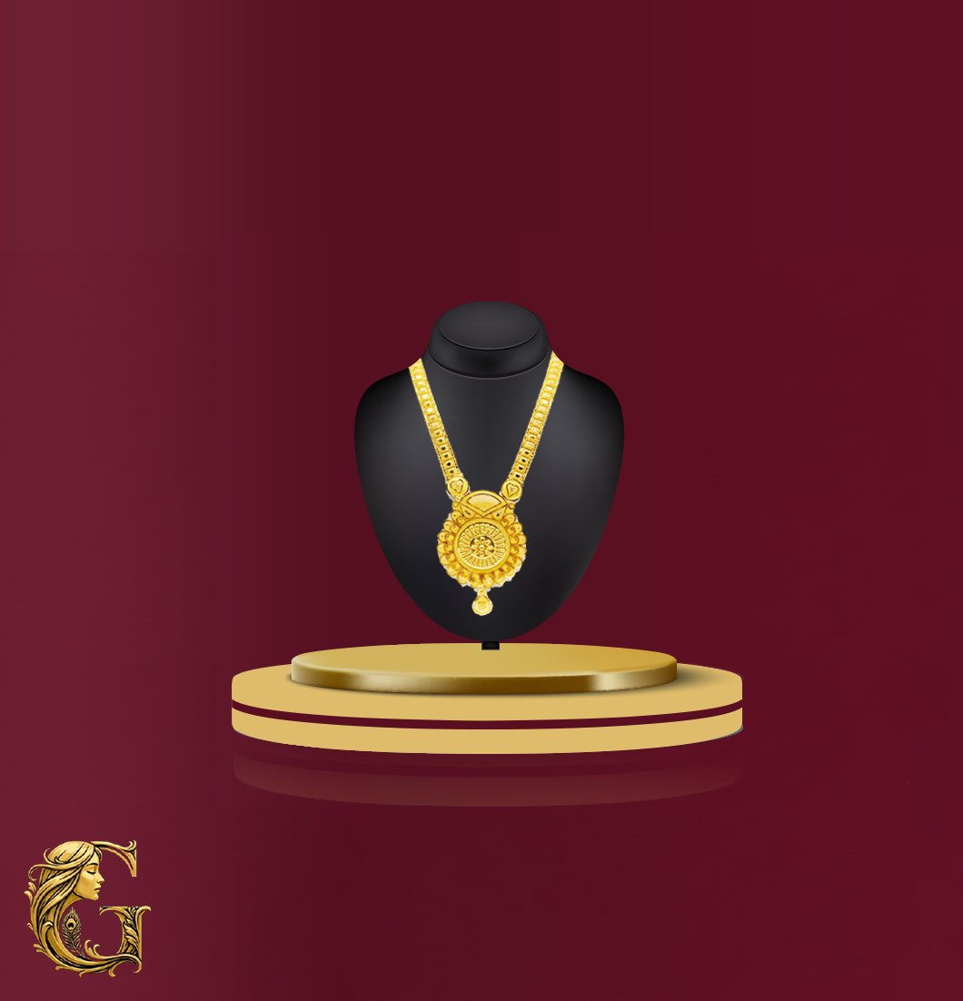 Gold Long Necklace 19GM 5