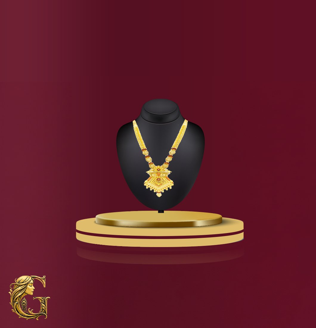 Gold Long Necklace 31GM