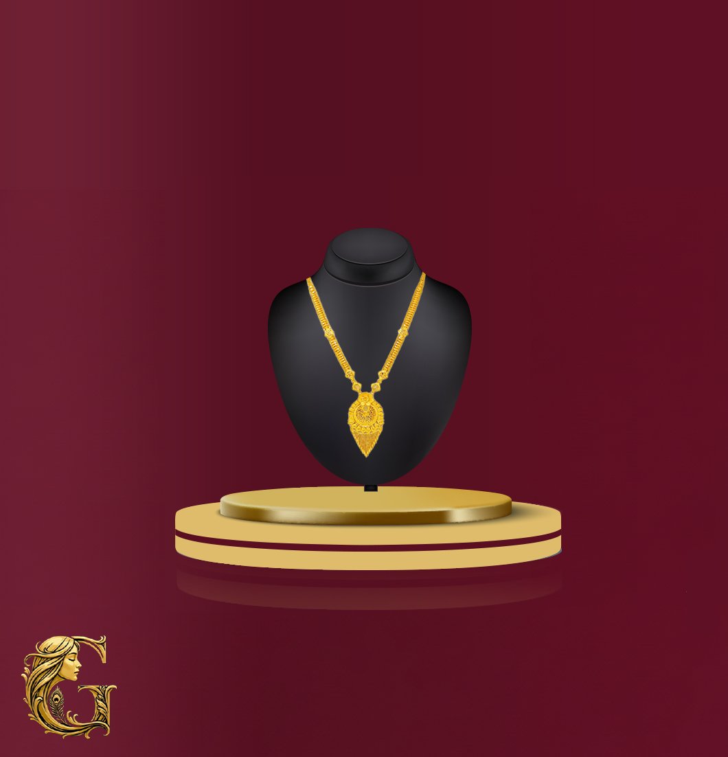 Gold Long Necklace 34GM