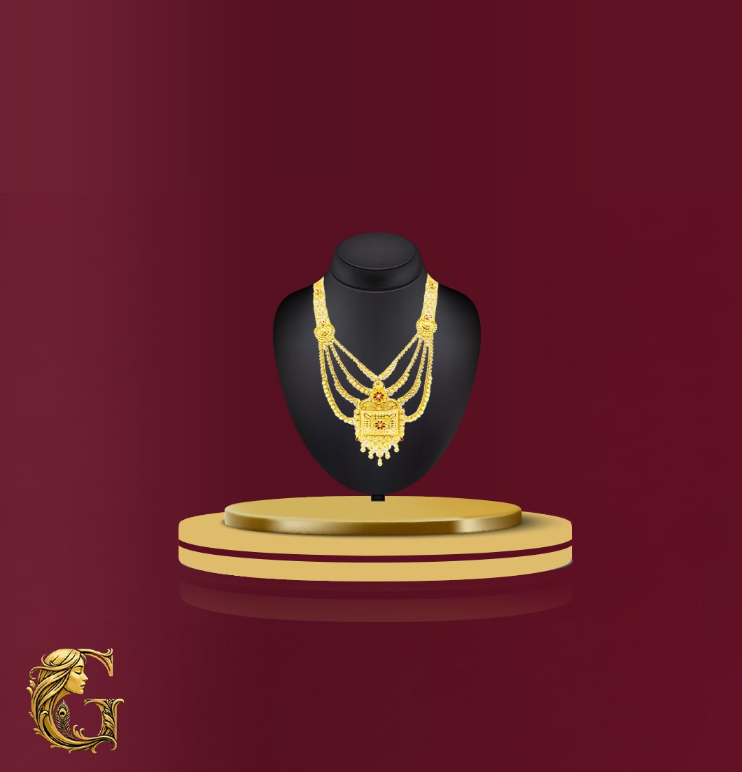 Gold Long Necklace 35GM 1