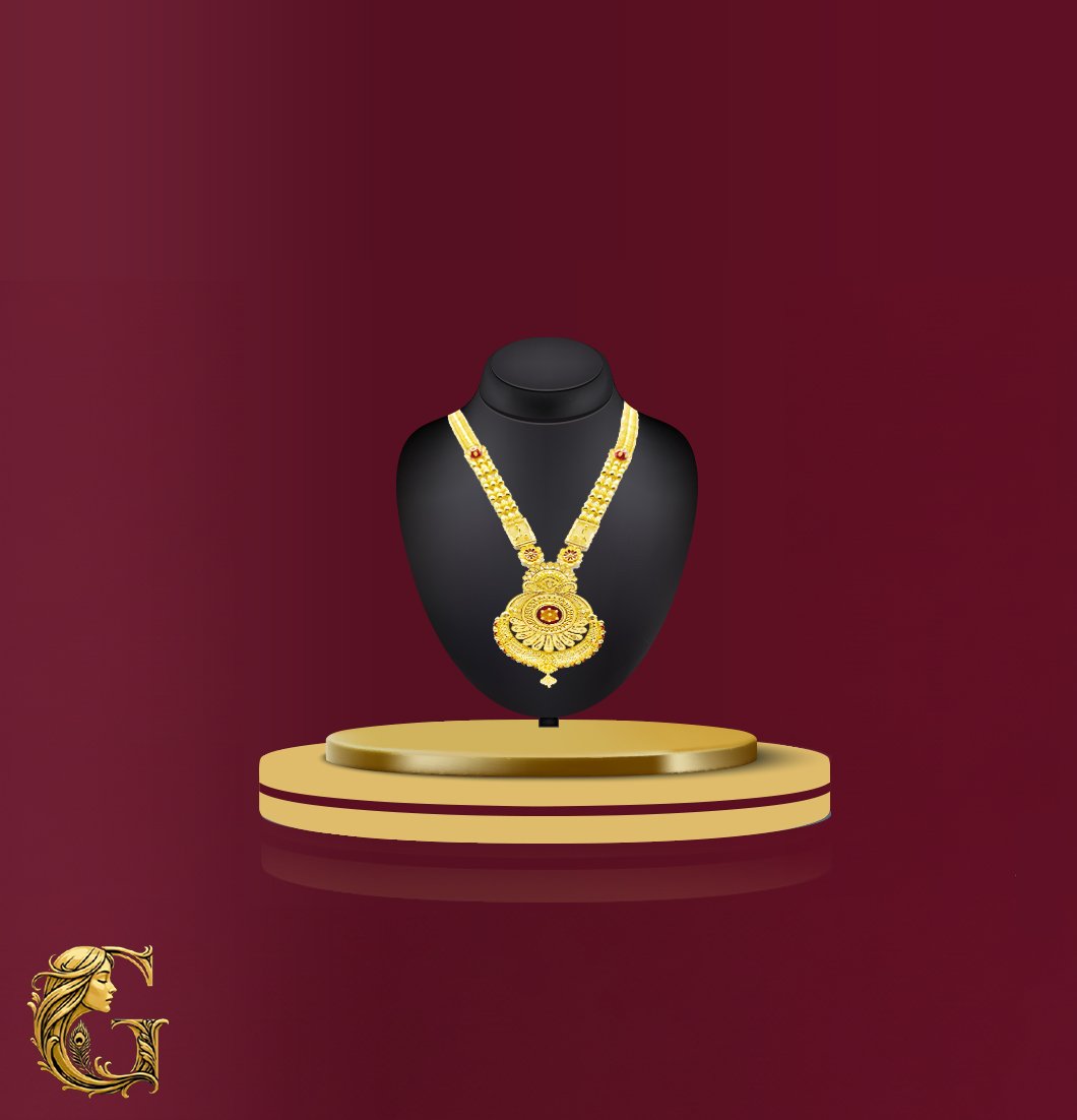 Gold Long Necklace 49GM